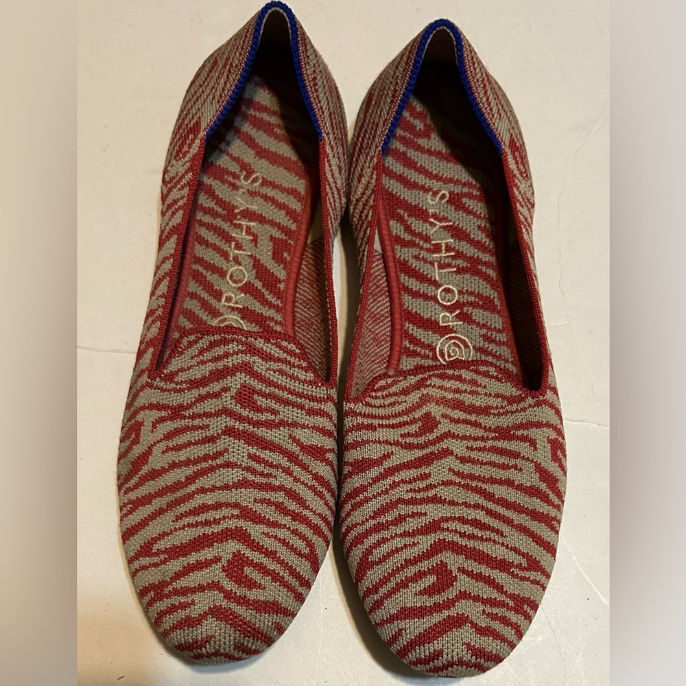 Rothy's Red and Gray Women's Shoes